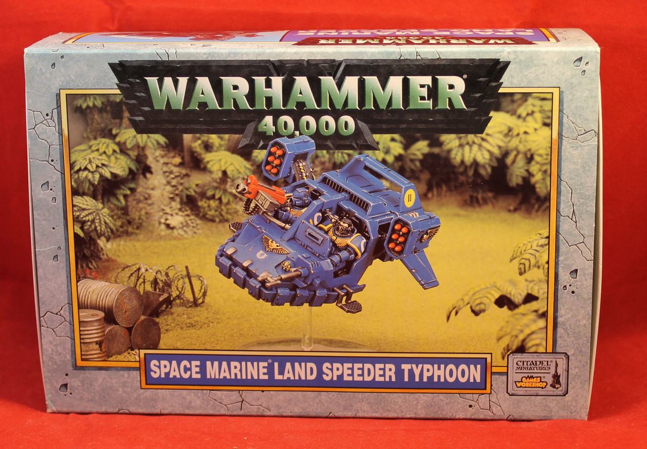 Warhammer 40K-Space Marines-Land Speeder Typhoon - Plastic - Lot-101