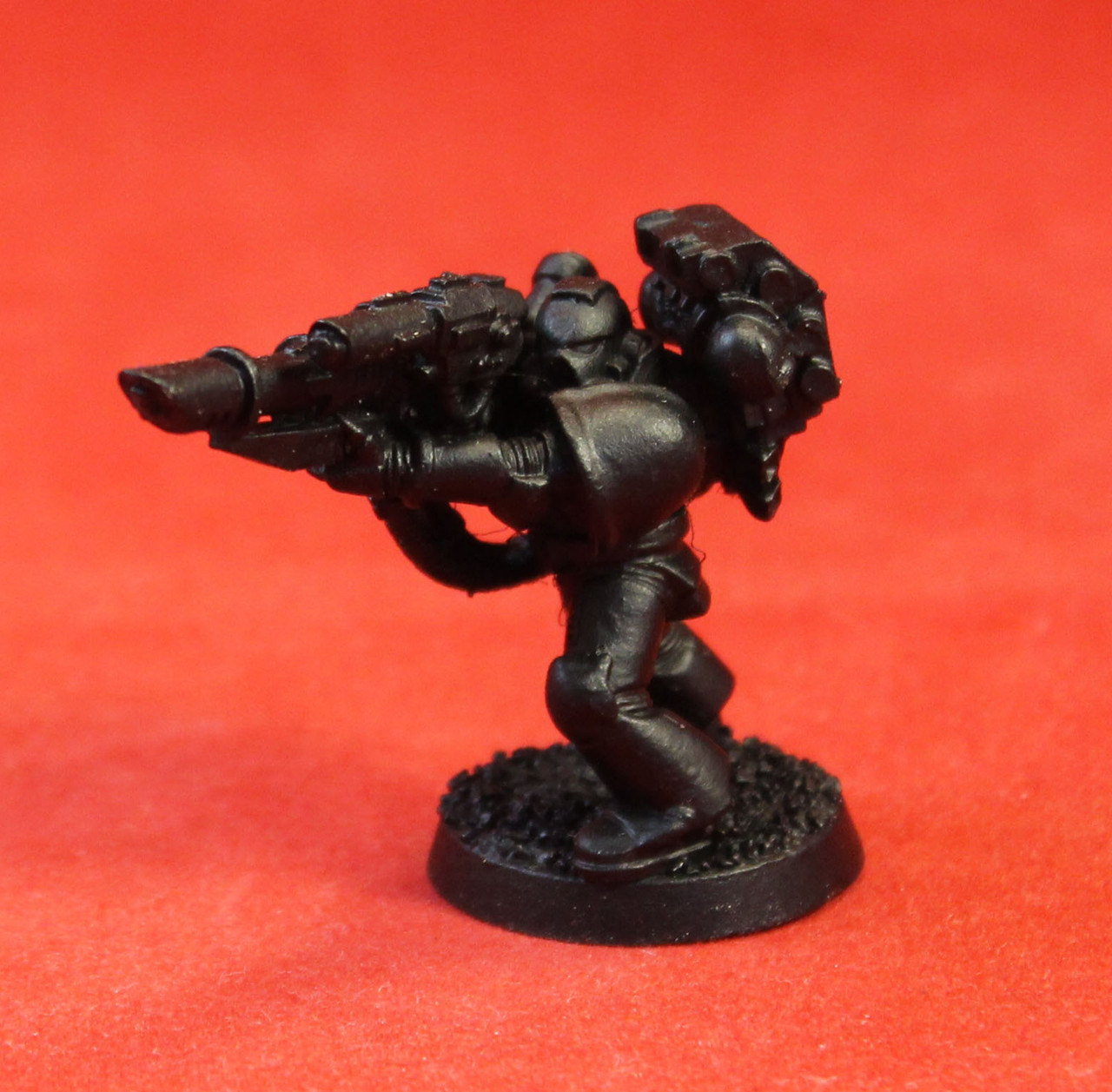 Warhammer 40K-Space Marines-Lascannon Plastic/Metal X1 105