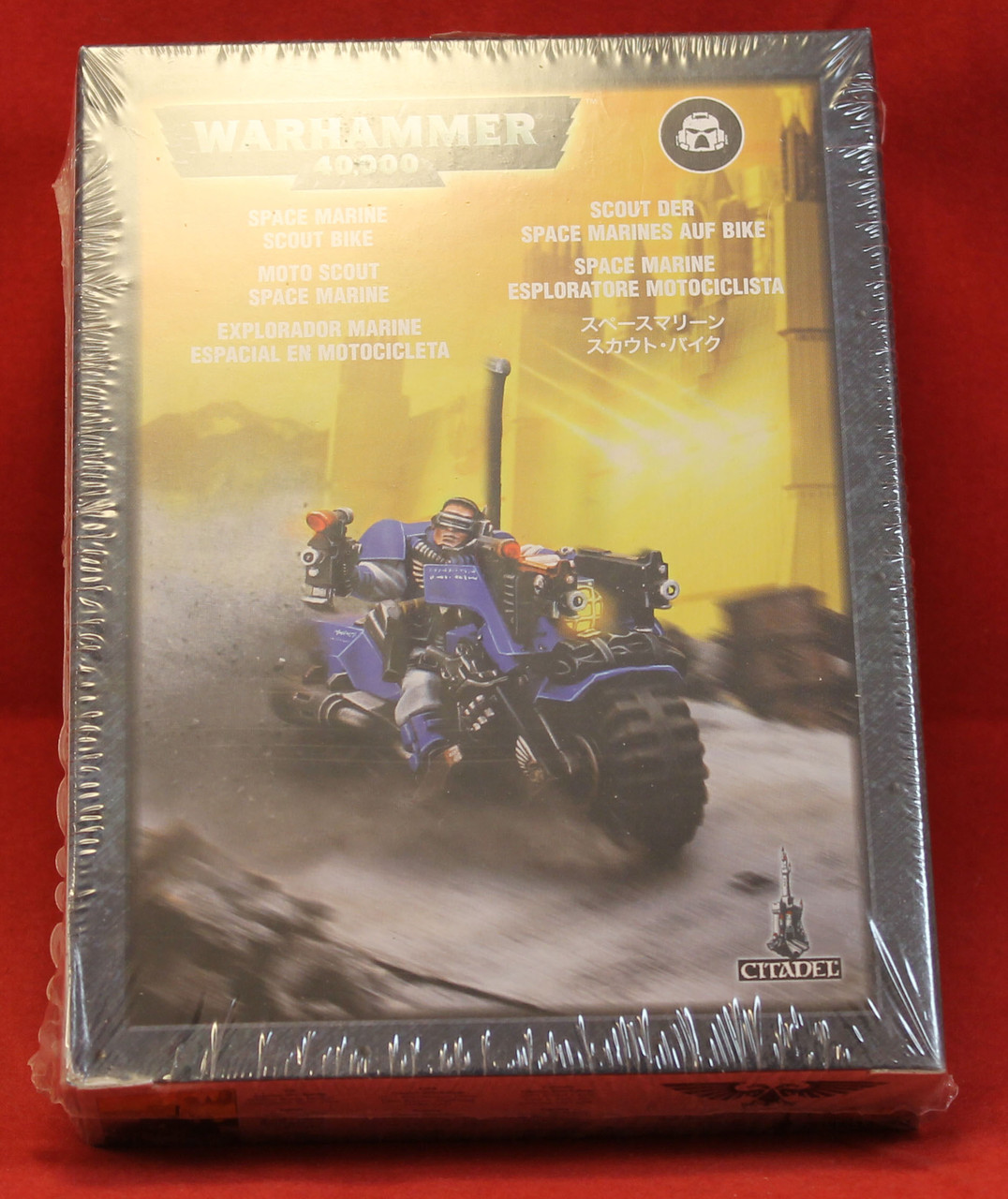 Warhammer 40K-Space Marines-Scout Bike - Plastic X1 - Lot-117