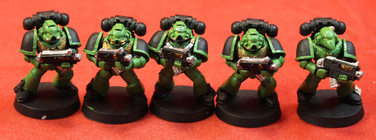 Warhammer 40K-Space Marines-Squad - Plastic X5 -107