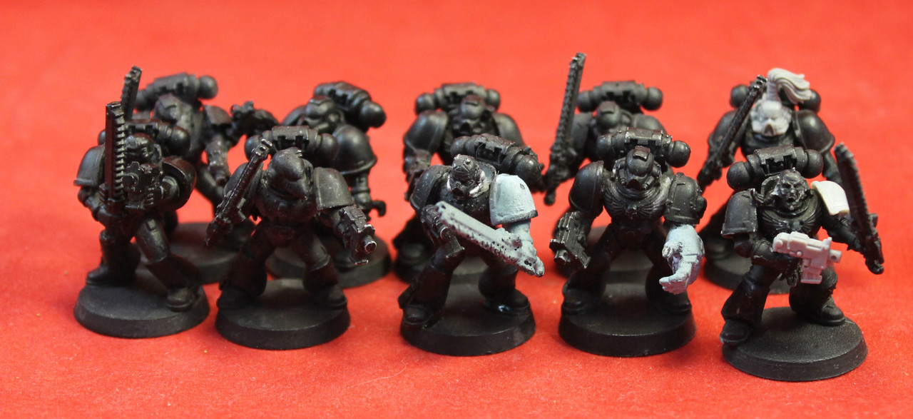 Warhammer 40K-Space Marines-Tactical Squad Plastic X10 - Lot 110