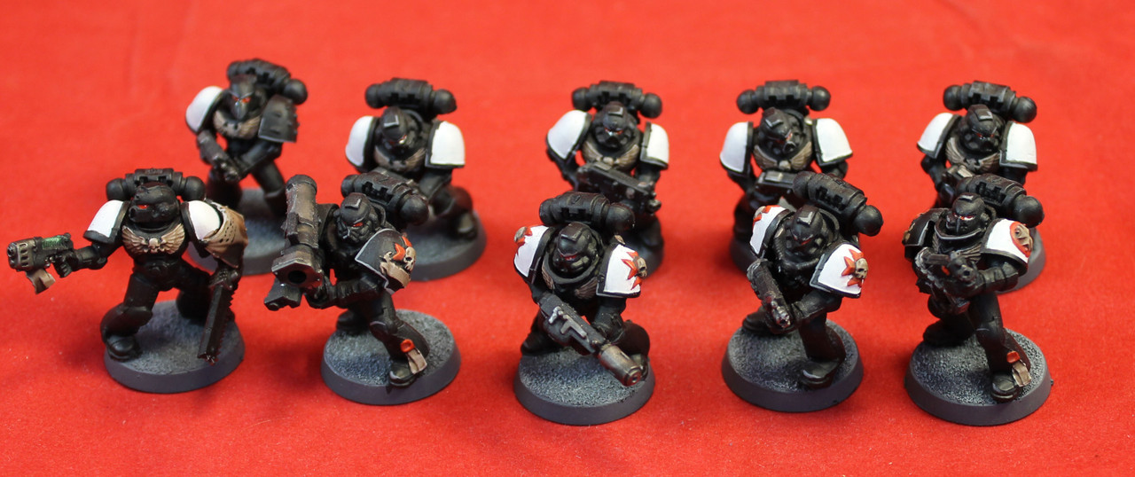 Warhammer 40K-Space Marines-Templars Tactical Squad Plastic X10 - 101