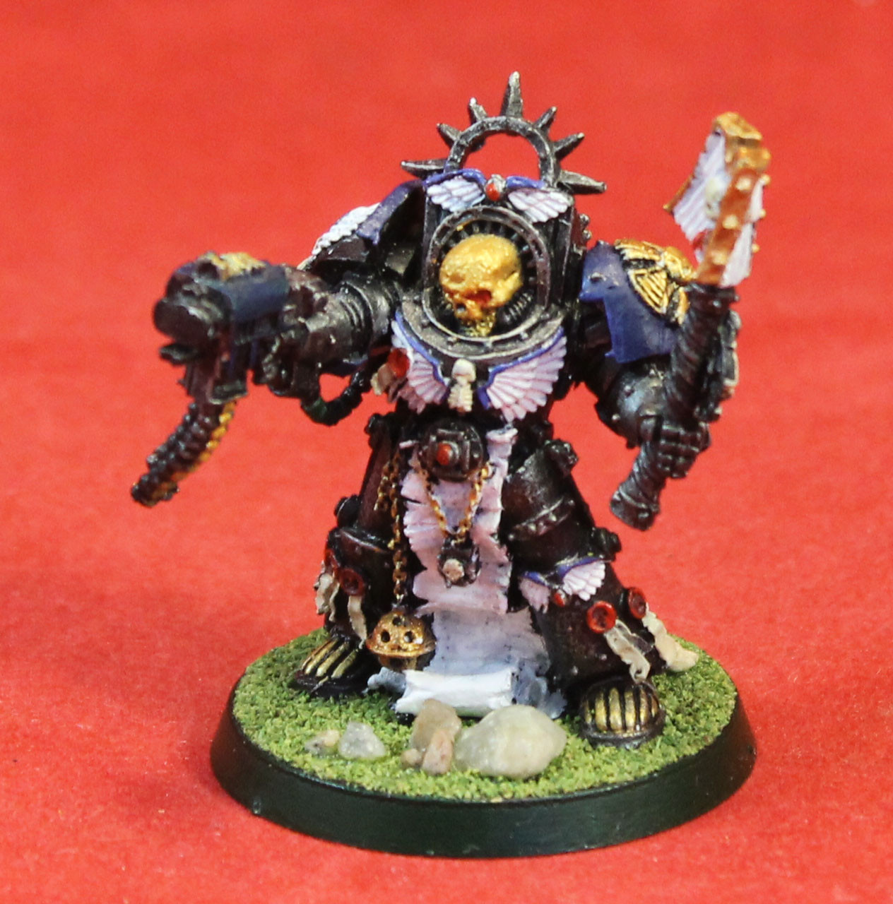 Warhammer 40K-Space Marines-Terminator Chaplain - X1 Metal -101