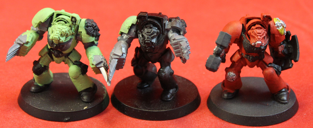 Warhammer 40K-Space Marines-Terminator Squad - Plastic X3 -140