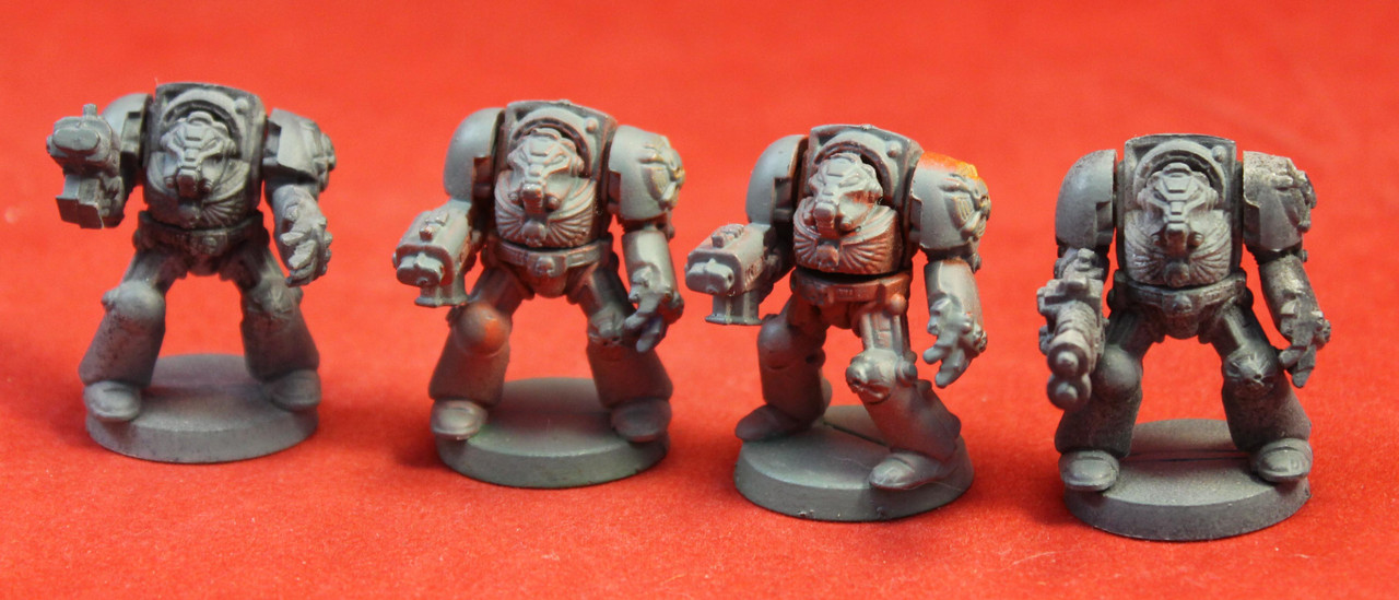 Warhammer 40K-Space Marines-Terminator Squad Swivel - Plastic X4 -133