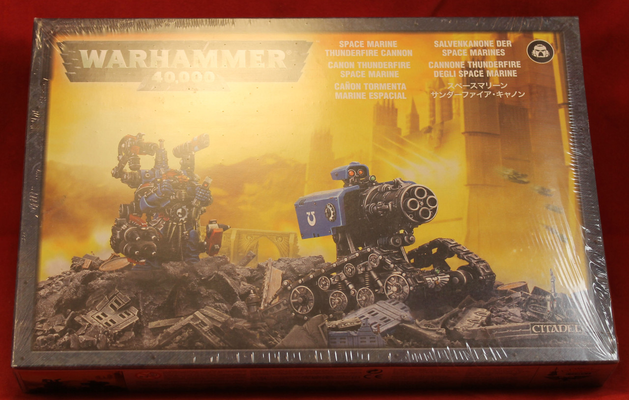 Warhammer 40K-Space Marines-Thunderfire Cannon - Metal X1 - Lot-101