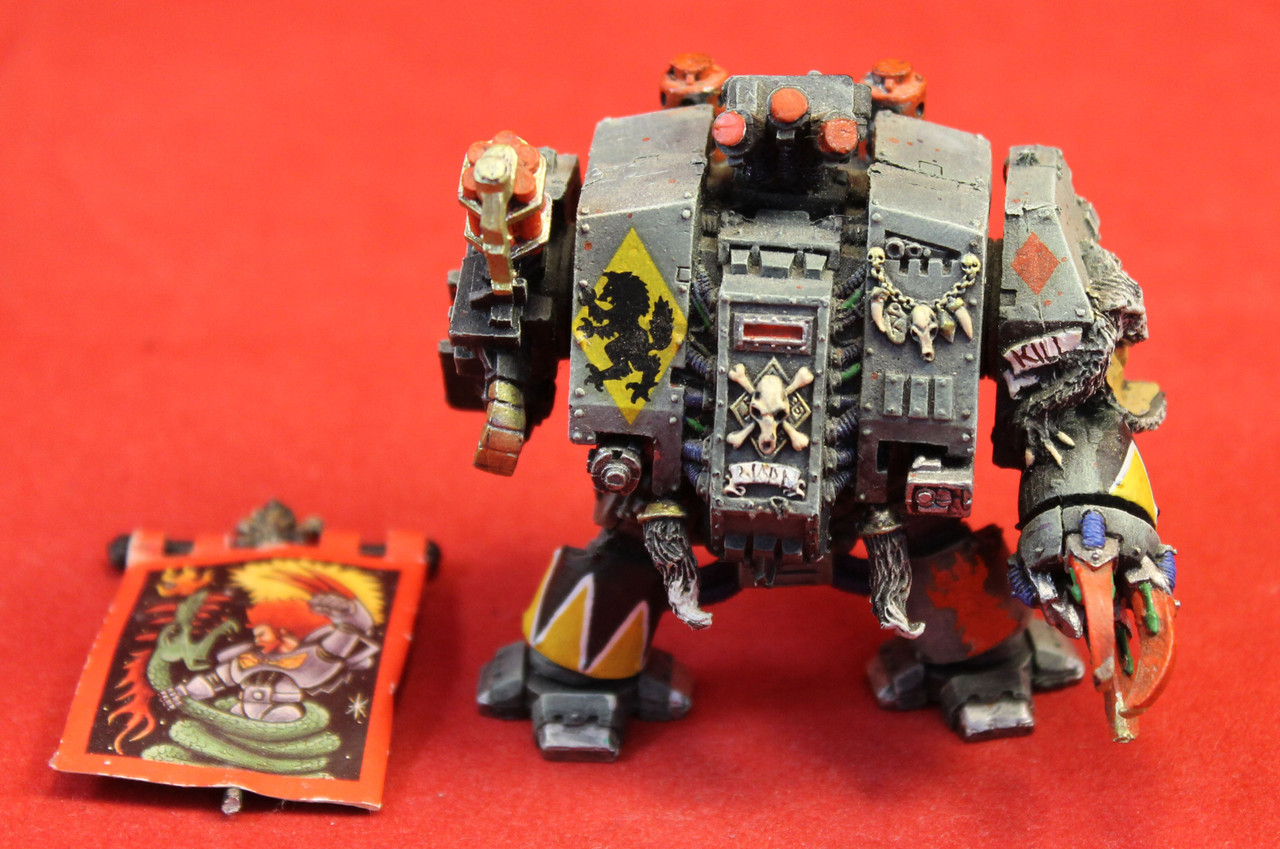 Warhammer 40K-Space Wolves-Dreadnought Metal X1 - Lot 101