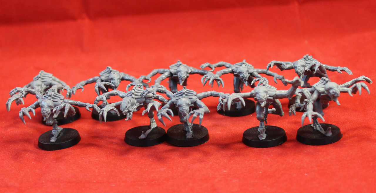 Warhammer 40K-Tyranid-Genestealer Brood X10 - Plastic - Lot 103