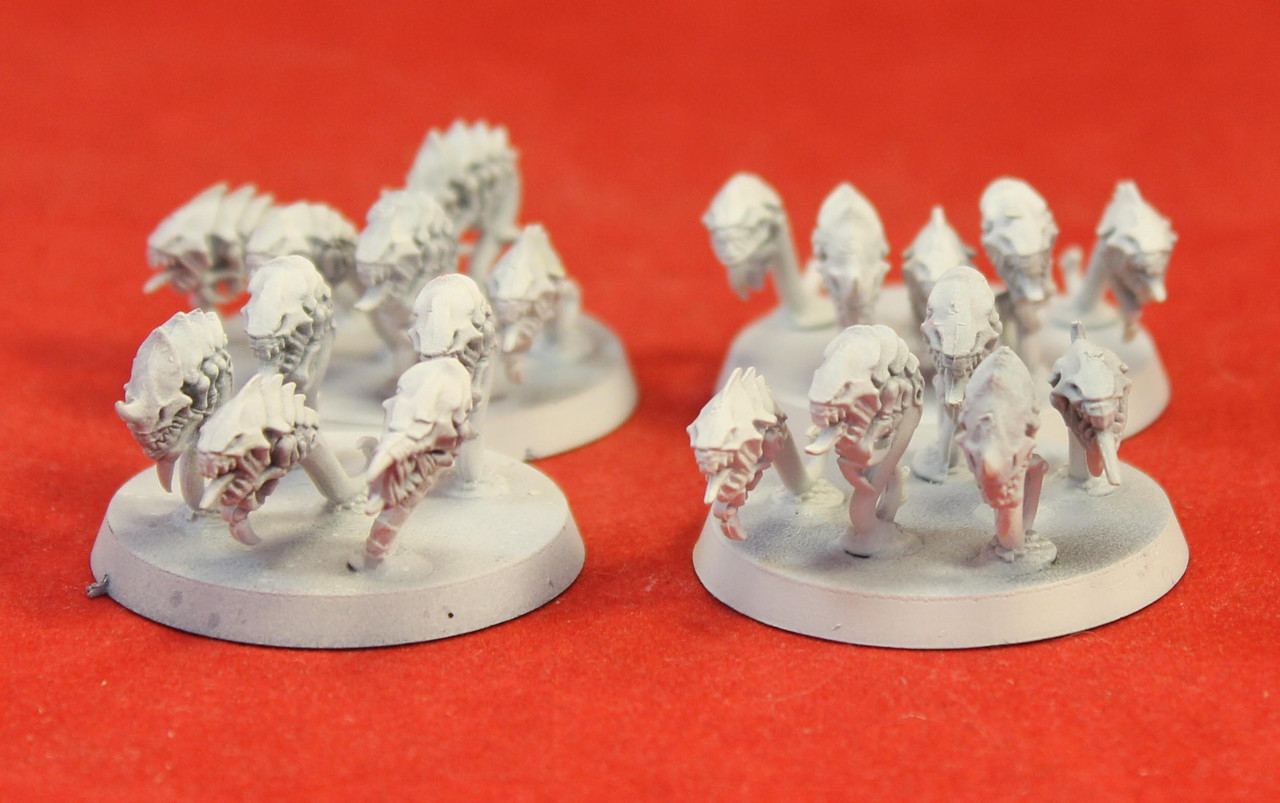 Warhammer 40K-Tyranid-Ripper Swarm Brood X4 - Plastic - Lot 102