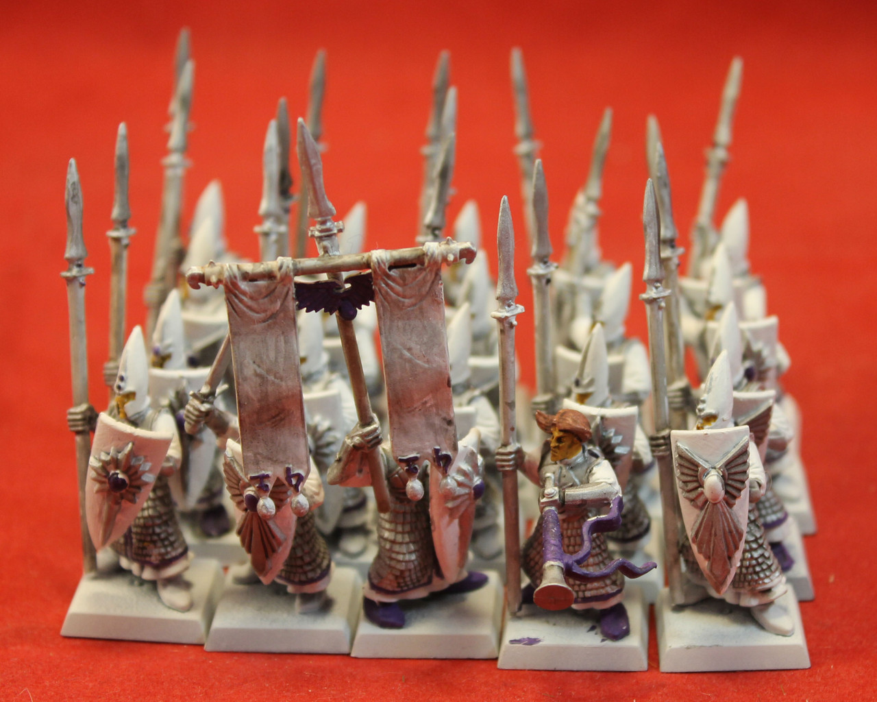 Warhammer Fantasy-High Elves-Spearmen Plastic X20 - Lot 103