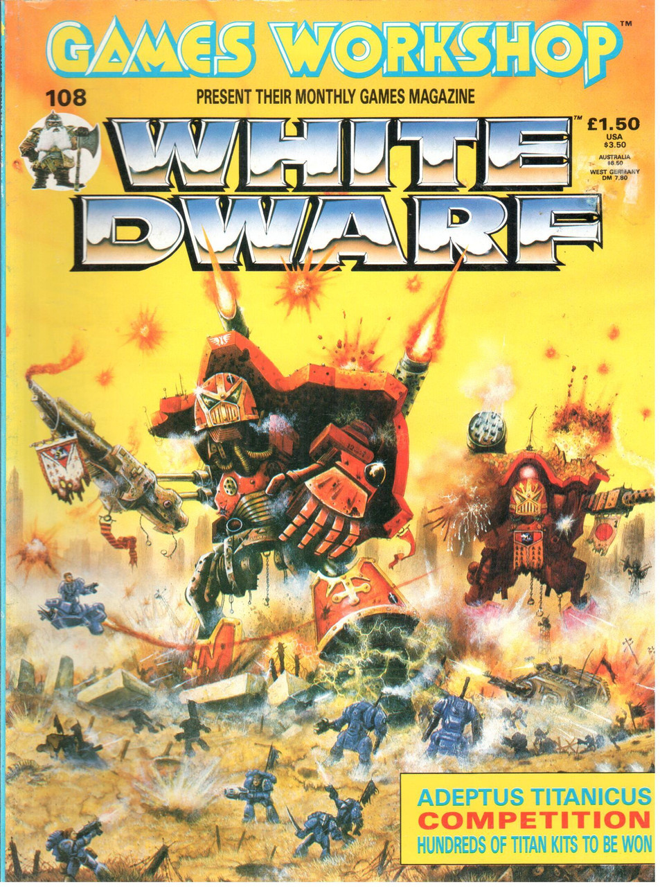 White Dwarf #108 FN 6.0