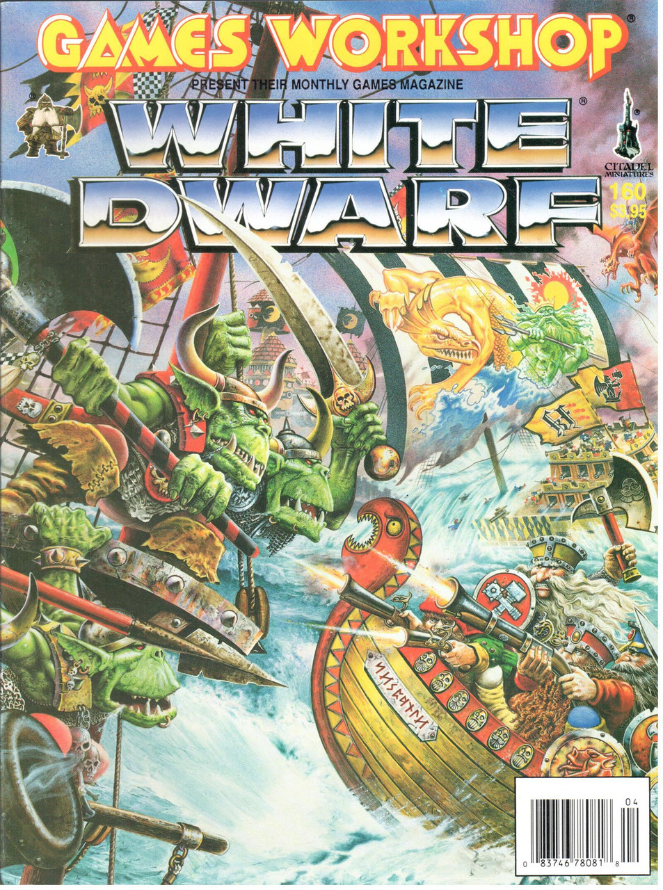 White Dwarf #160 NM- 9.2