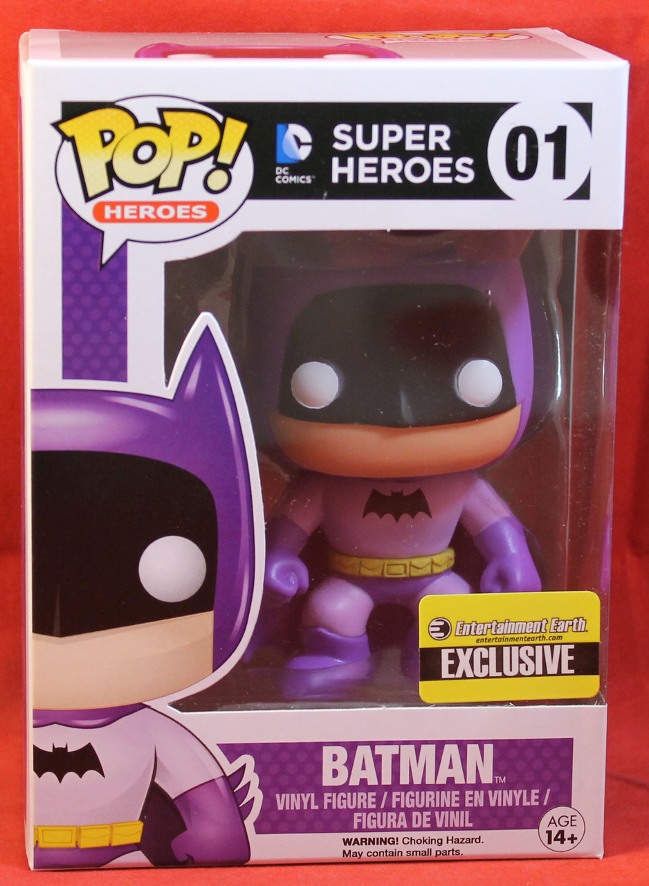 DC Universe Pop! Vinyl Figure 75th Rainbow Batman - #01 Purple