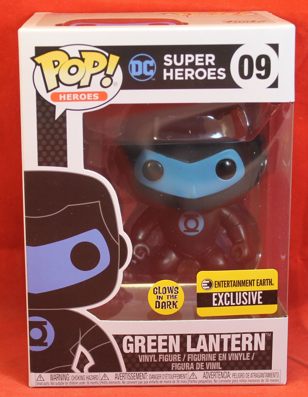 DC Universe Pop! Vinyl Figure Glow In Dark #09 Green Lantern