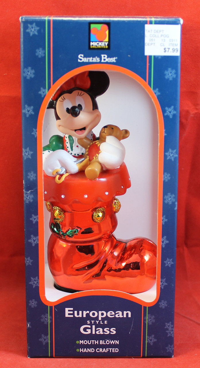 Disney Christmas Ornament - Minnie in Stocking