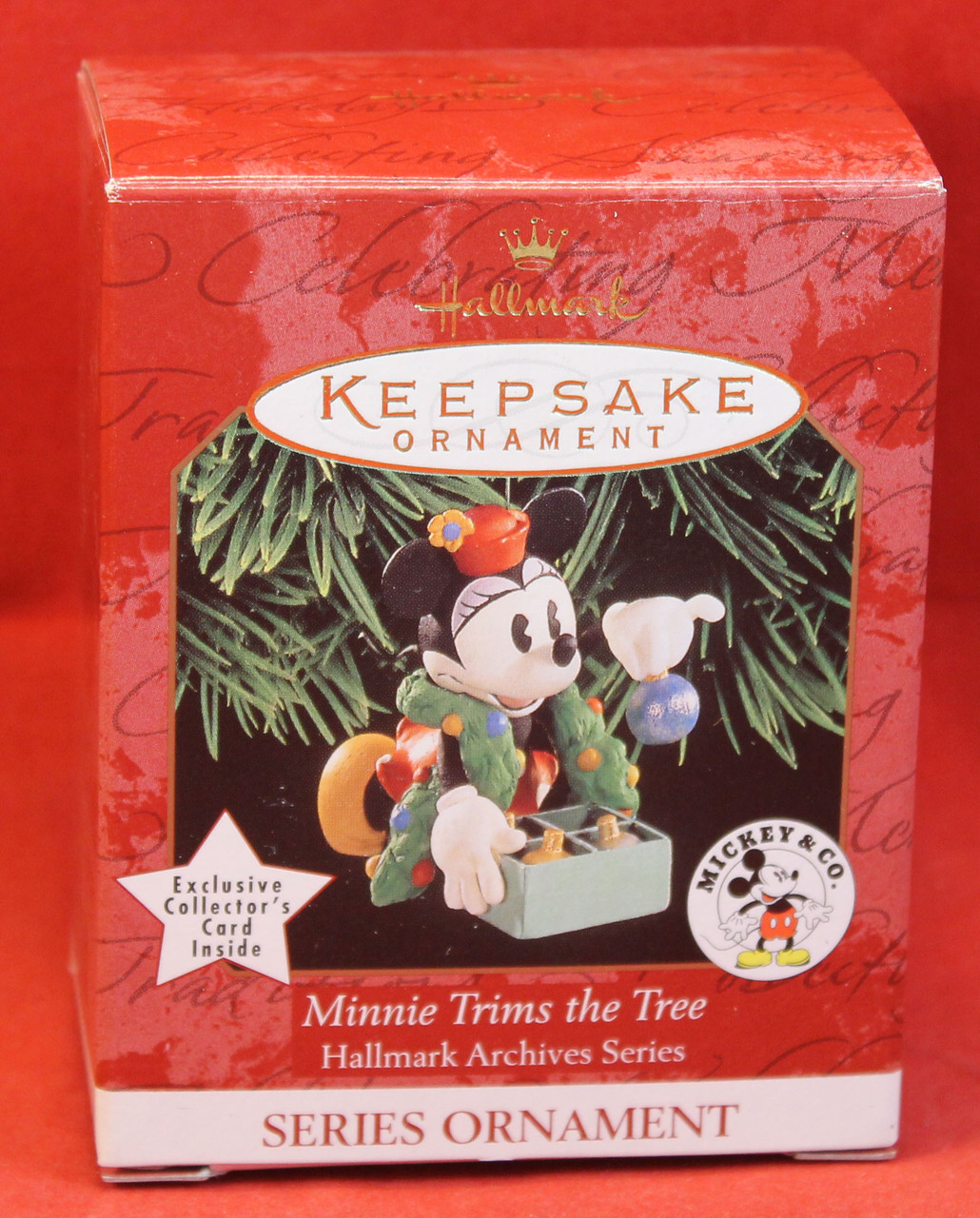 Disney Christmas Ornament - Minnie Trims the Tree