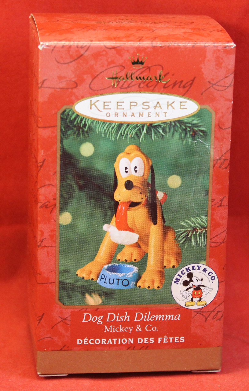 Disney Christmas Ornament - Pluto Dog Dish Dilemma