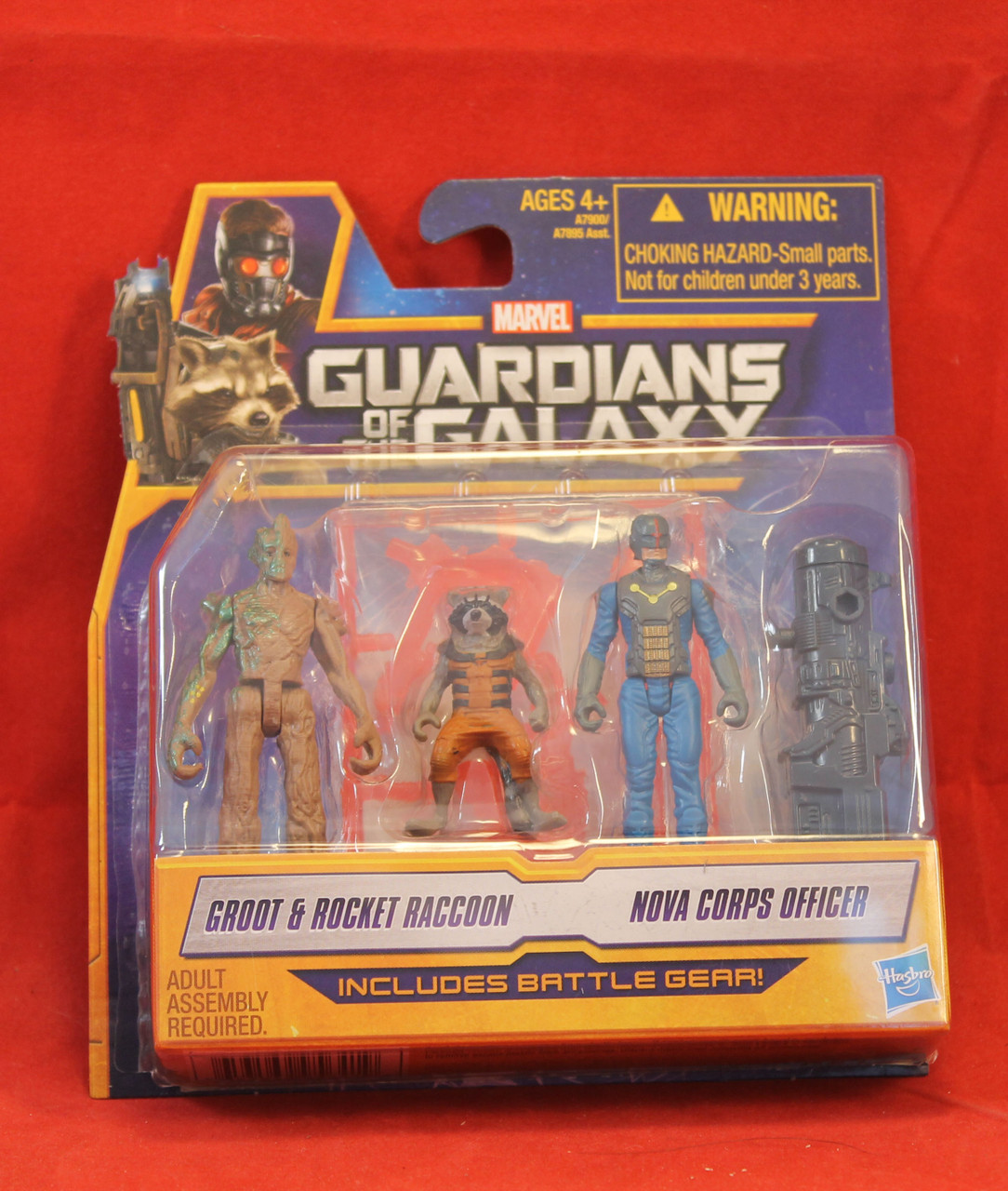 Marvel Guardians of the Galaxy - Mini Figures 2.5" - Groot Rocket Raccoon Nova Corps Officer