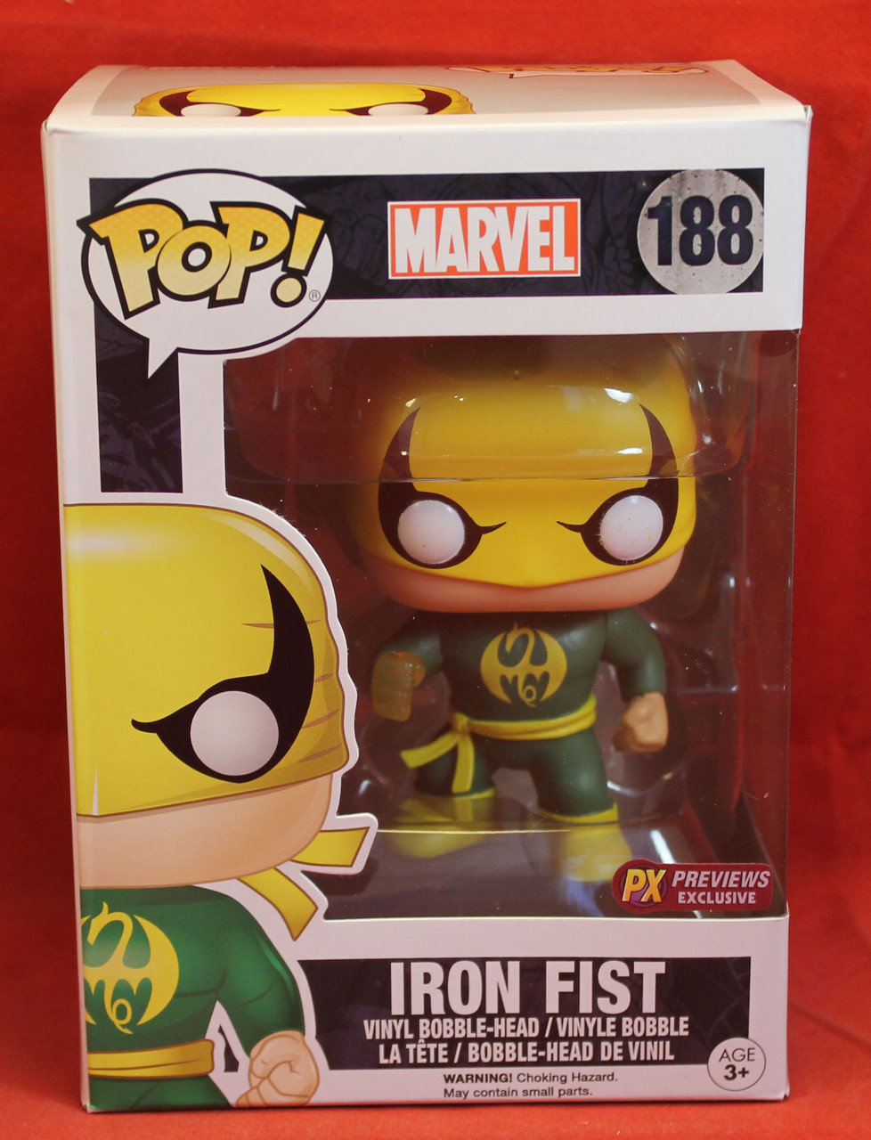Marvel Pop! Vinyl Figure PX Exclusive #188 Iron Fist