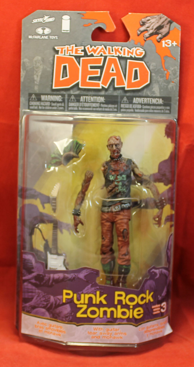 The Walking Dead - Action Figure - Series 3 - Punk Rock Zombie