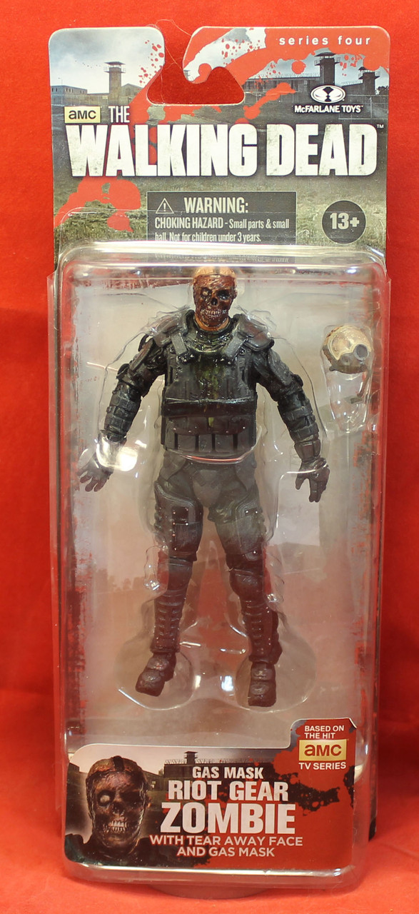 The Walking Dead - Action Figure - Series 4 - Gas Mask Zombie