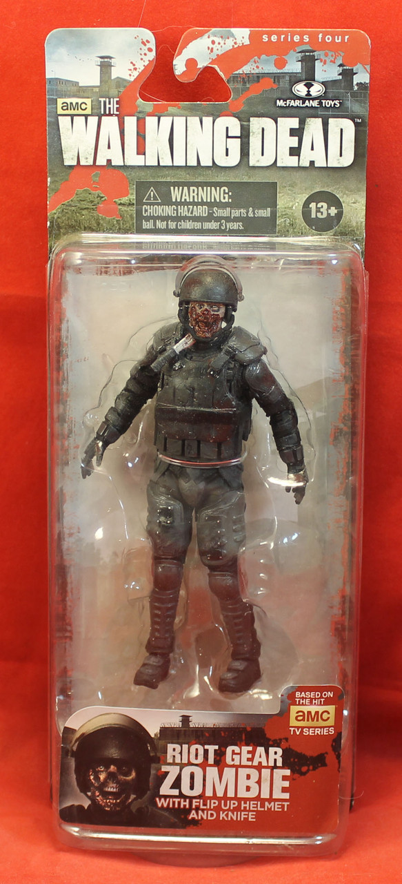 The Walking Dead - Action Figure - Series 4 - Riot Gear Zombie