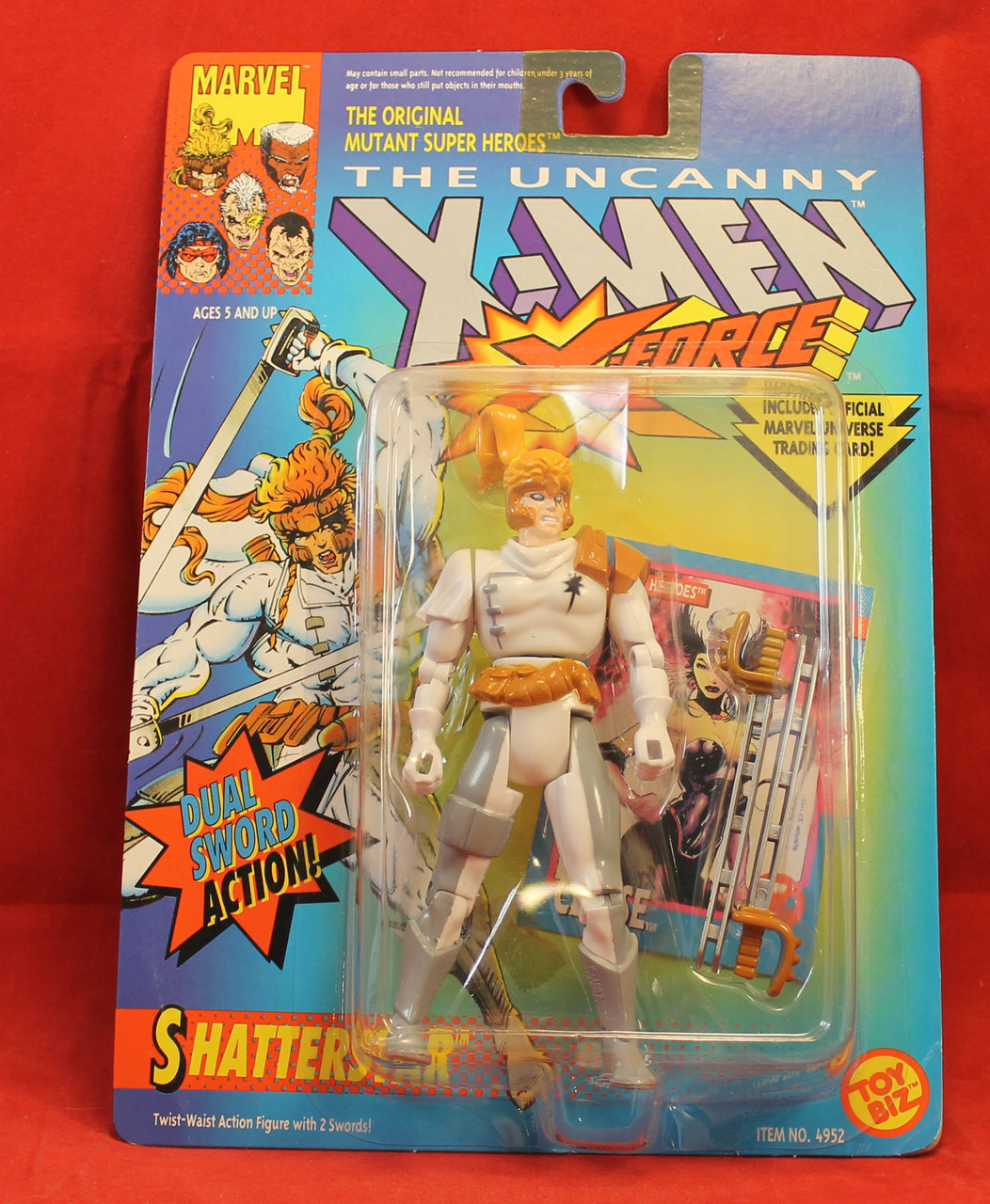 Uncanny X-Men X-Force - Action Figure -1992 Toy Biz - Shatterstar