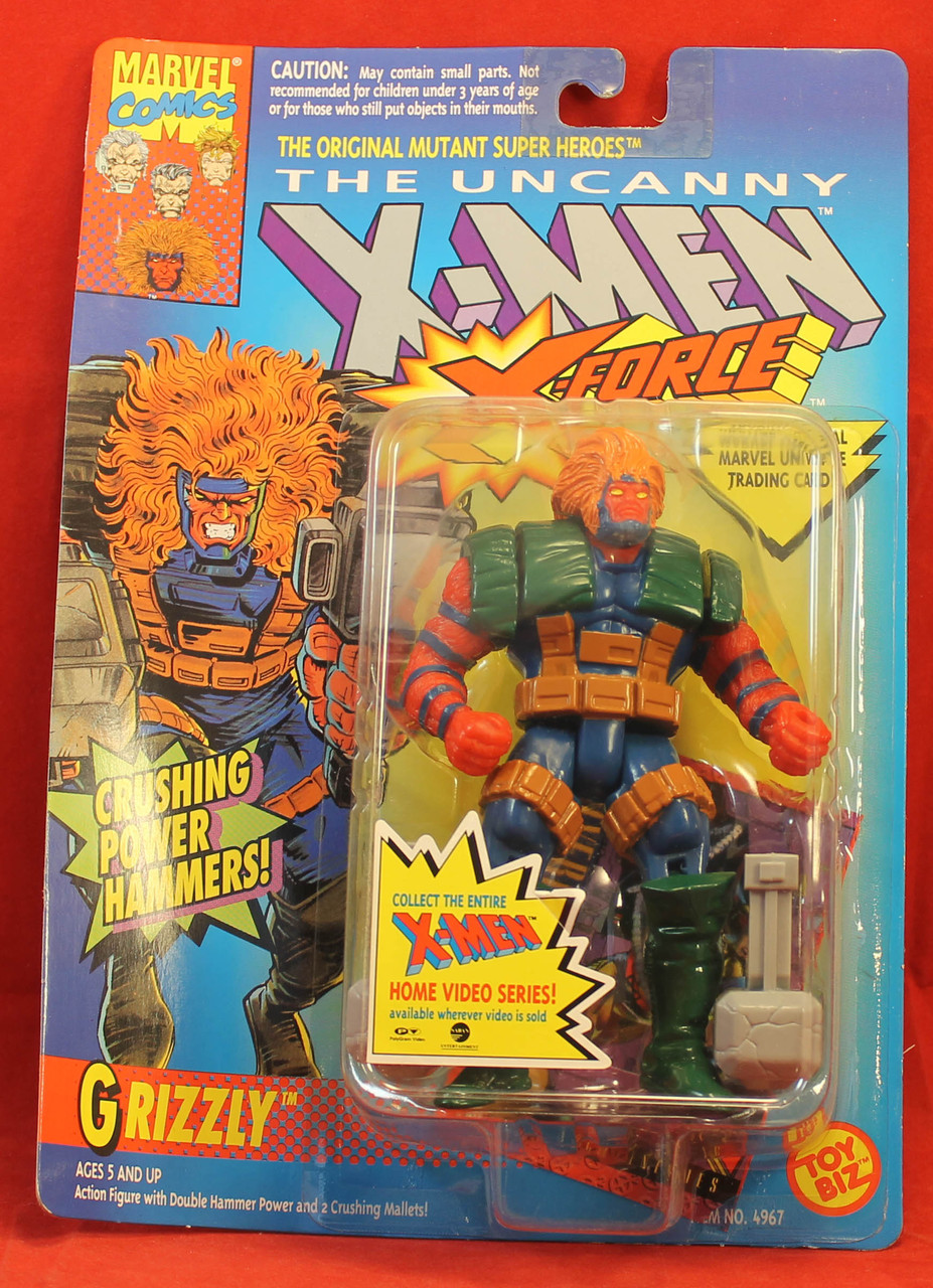 Uncanny X-Men X-Force - Action Figure -1993 Toy Biz - Grizzly