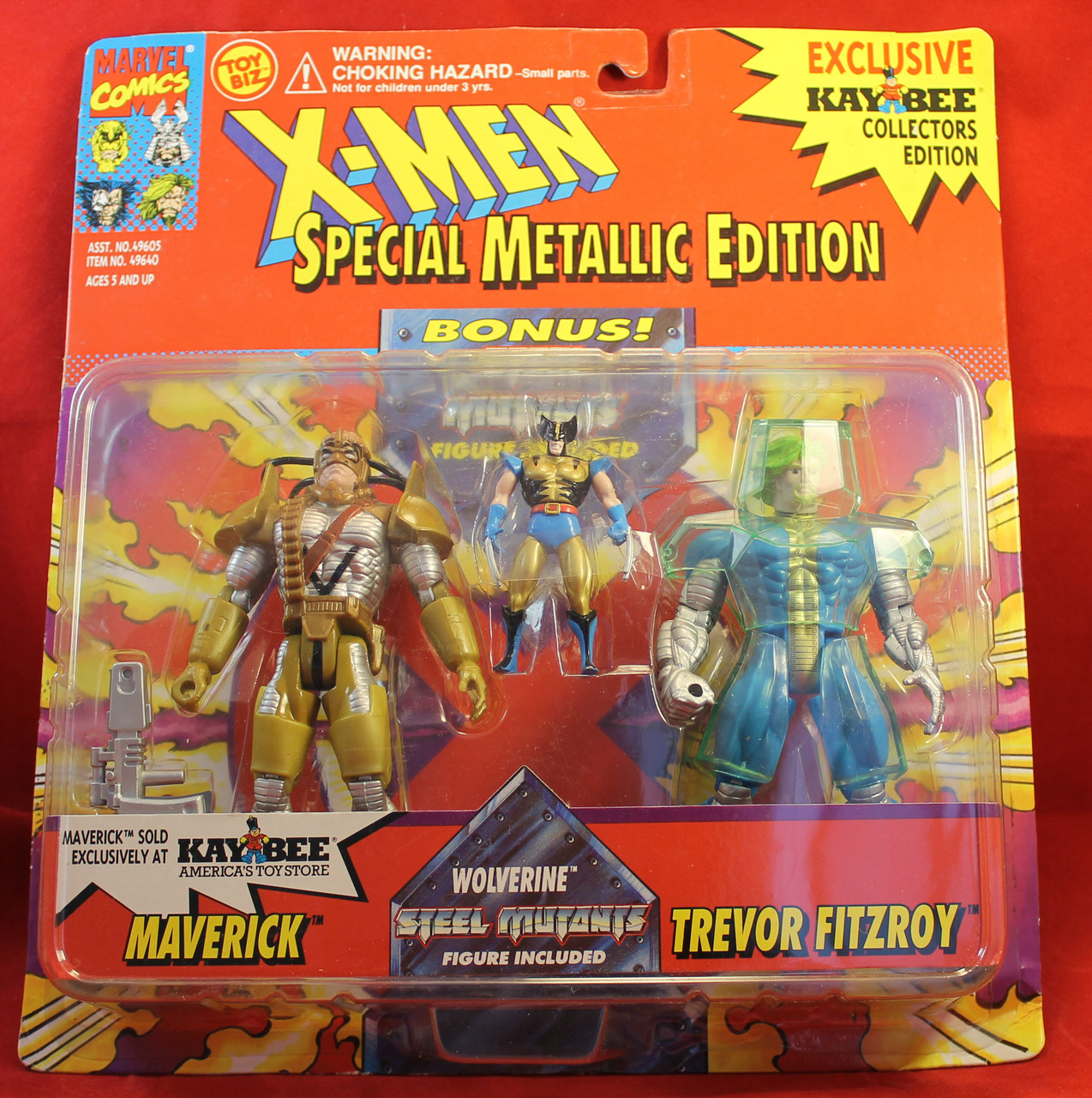 X-Men - Metallic Edition - Action Figures - 1994 Toy Biz Maverick Trevor Fitzroy