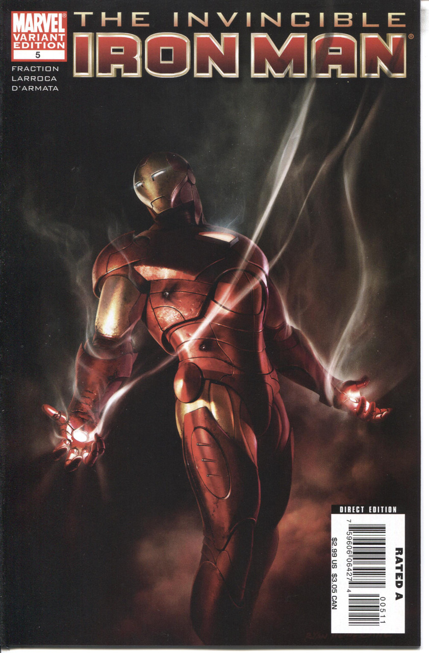 Iron Man (2008 Series) #5 B #471 NM- 9.2