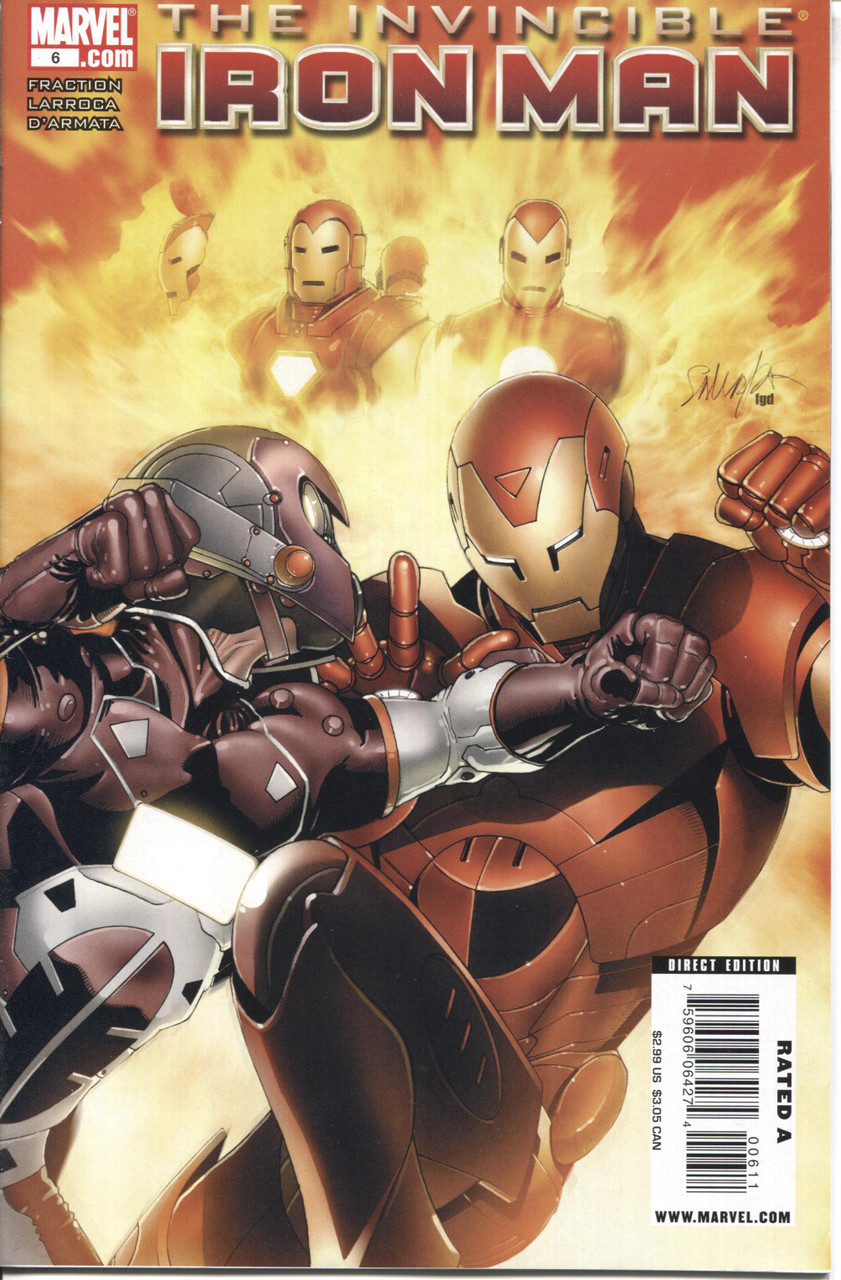 Iron Man (2008 Series) #6 A #472 NM- 9.2