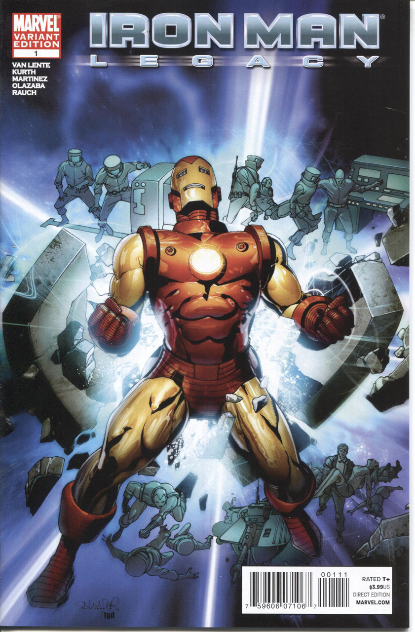 Iron Man Legacy #1 B NM- 9.2