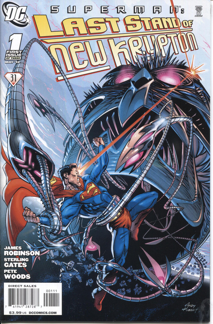 Superman Last Stand of New Krypton #1 NM- 9.2