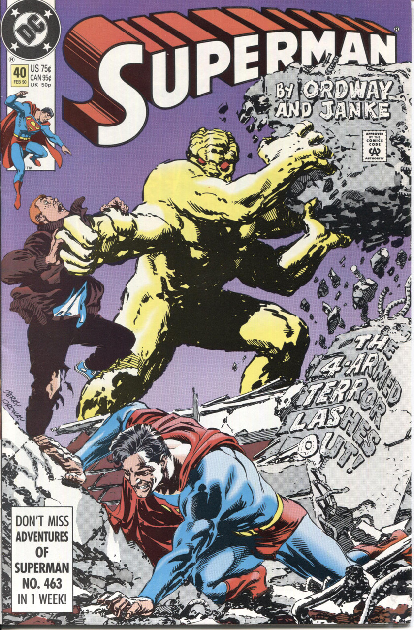 Superman (1987 Series) #40 NM- 9.2