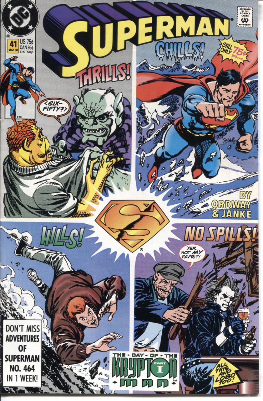 Superman (1987 Series) #41 NM- 9.2