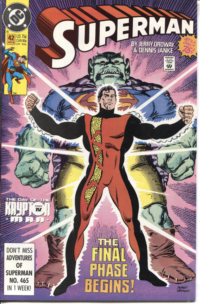 Superman (1987 Series) #42 NM- 9.2