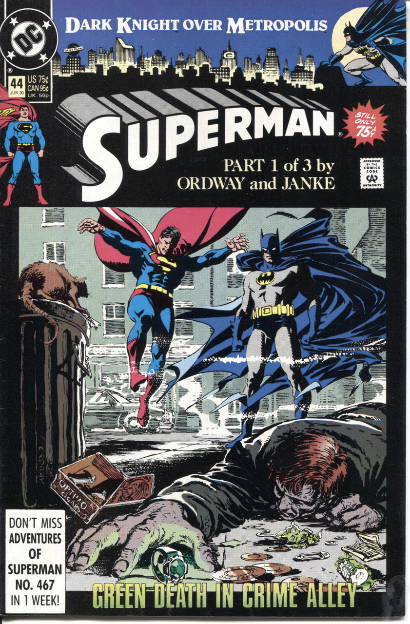 Superman (1987 Series) #44 NM- 9.2