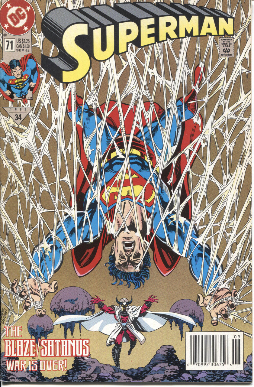 Superman (1987 Series) #71 Newsstand NM- 9.2