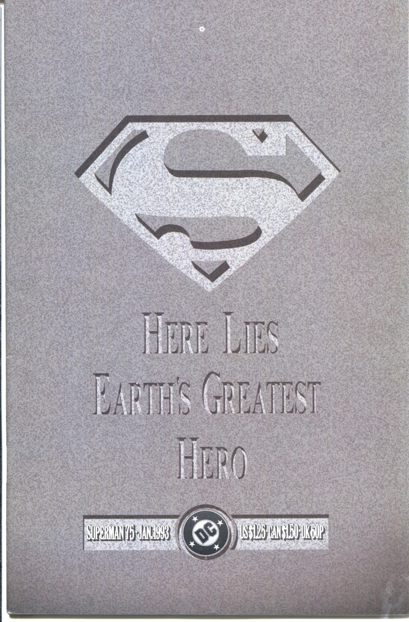 Superman (1987 Series) #75 B Unbagged NM- 9.2
