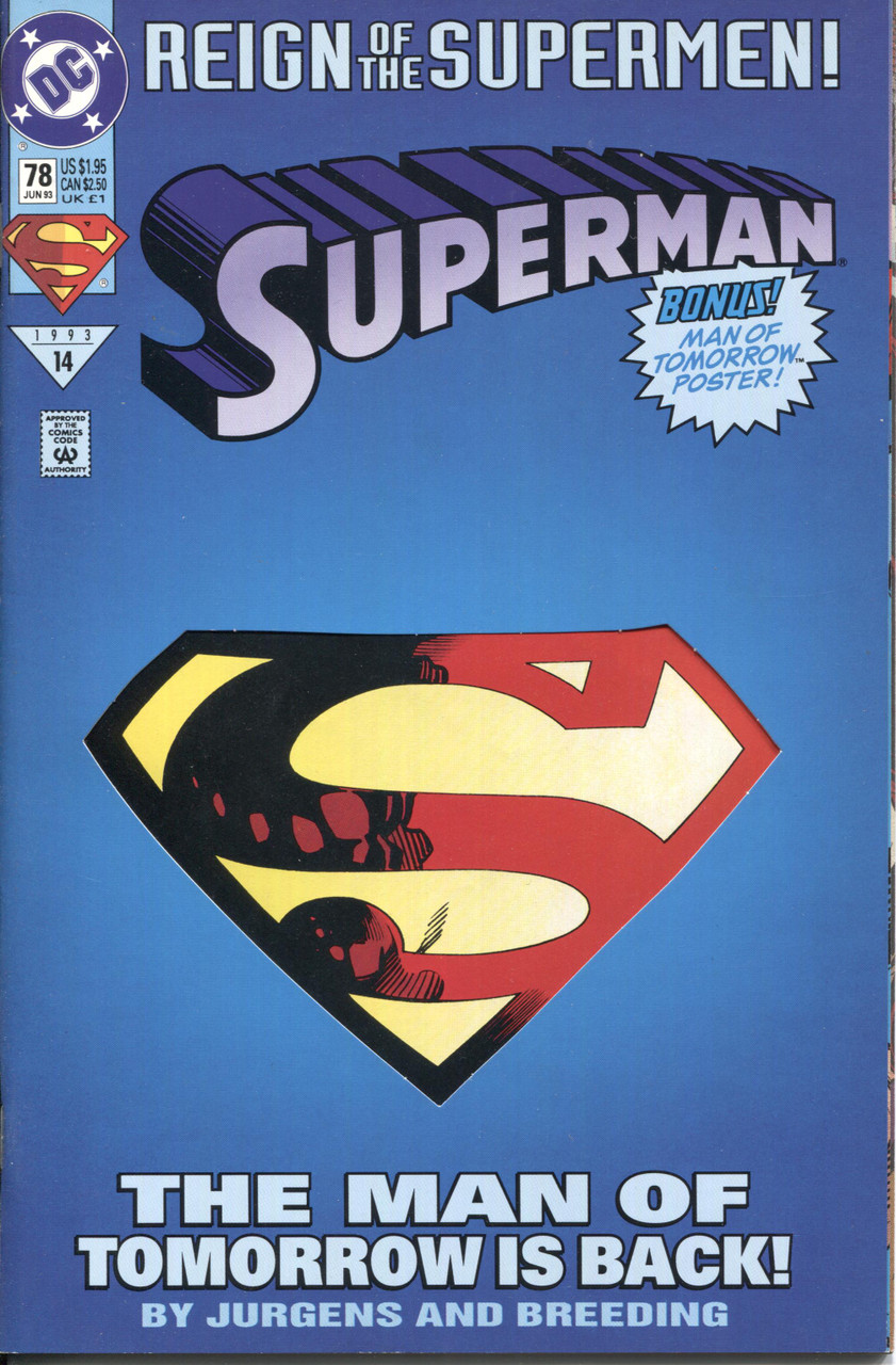 Superman (1987 Series) #78 A NM- 9.2
