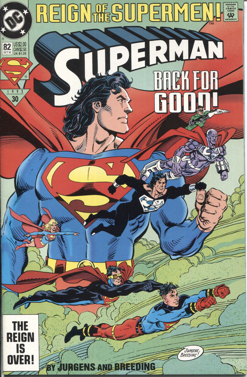 Superman (1987 Series) #82 Unbagged NM- 9.2