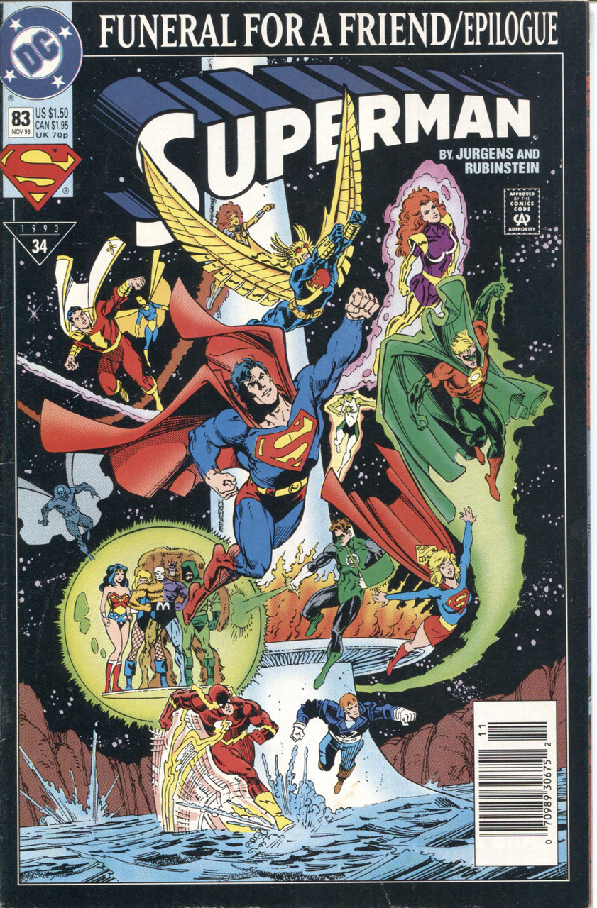 Superman (1987 Series) #83 Newsstand NM- 9.2