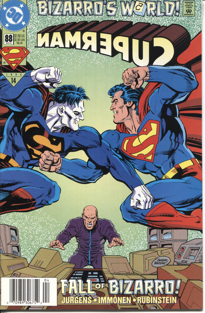 Superman (1987 Series) #88 Newsstand NM- 9.2