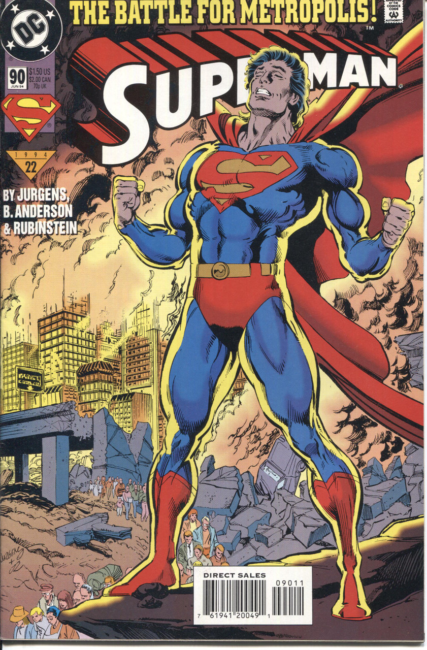 Superman (1987 Series) #90 NM- 9.2