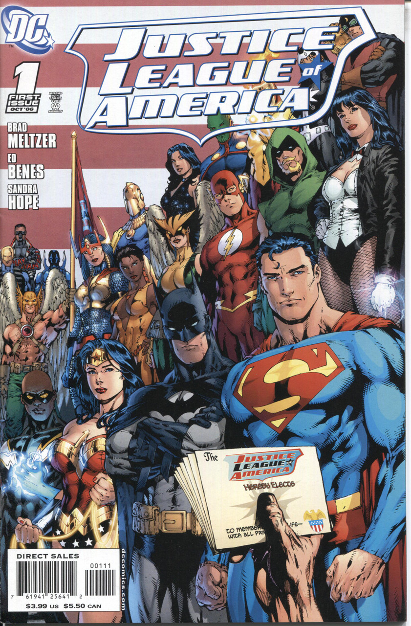 Justice League of America (2006 Series) #1B NM- 9.2
