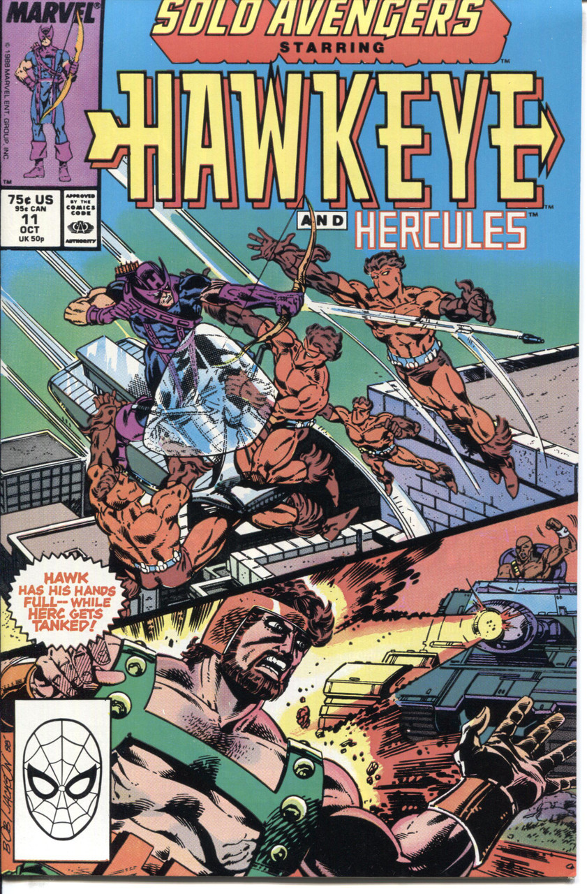 Solo Avengers Hawkeye (1987 Series) #11 NM- 9.2