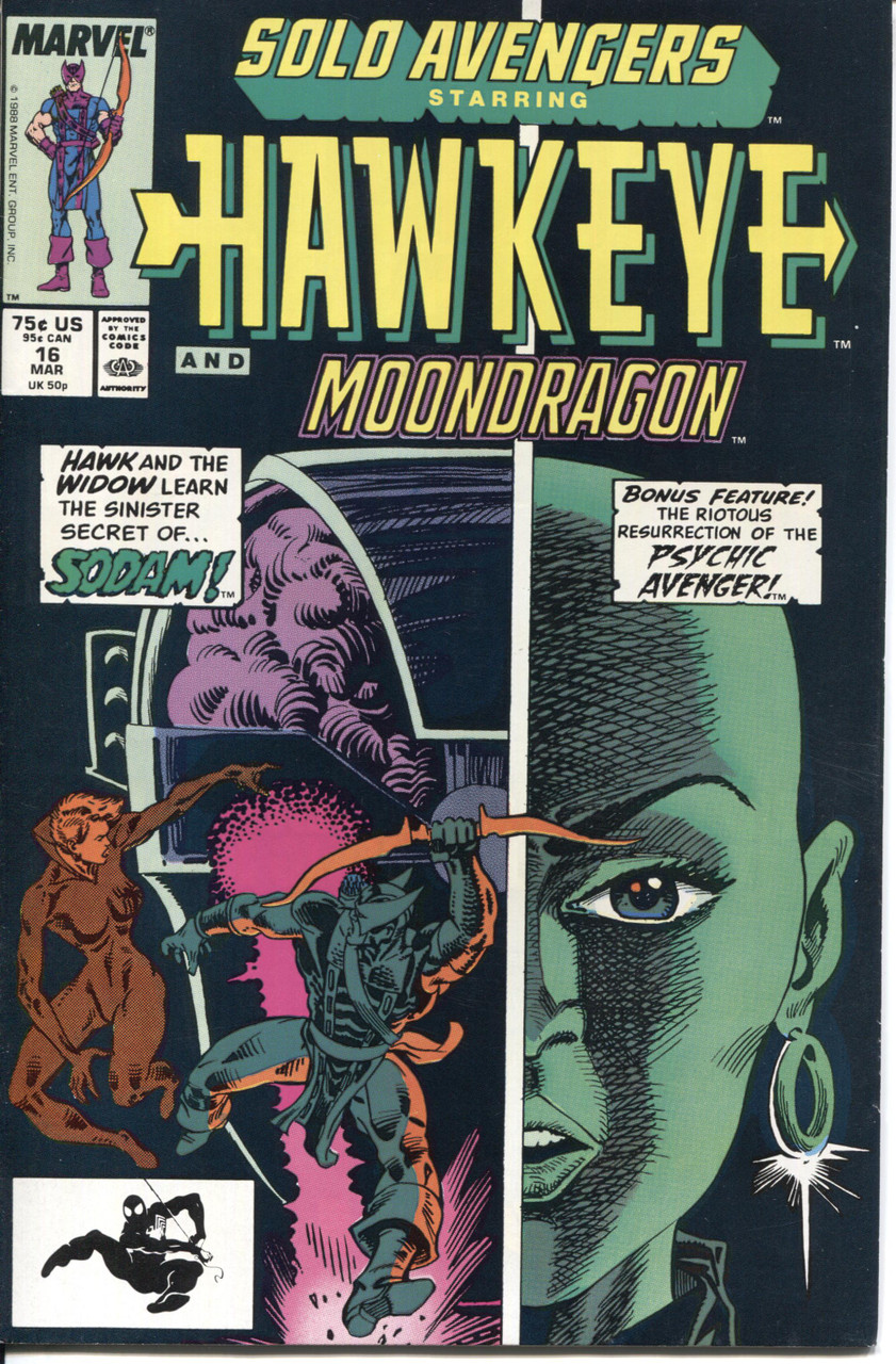 Solo Avengers Hawkeye (1987 Series) #16 NM- 9.2