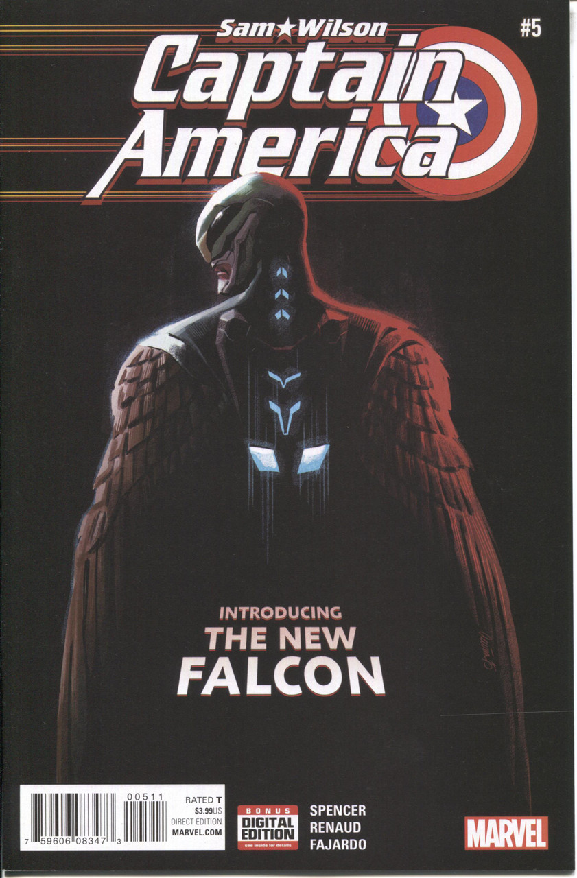 Captain America Sam Wilson #5 A NM- 9.2