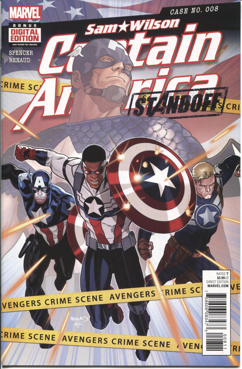 Captain America Sam Wilson #8 A NM- 9.2