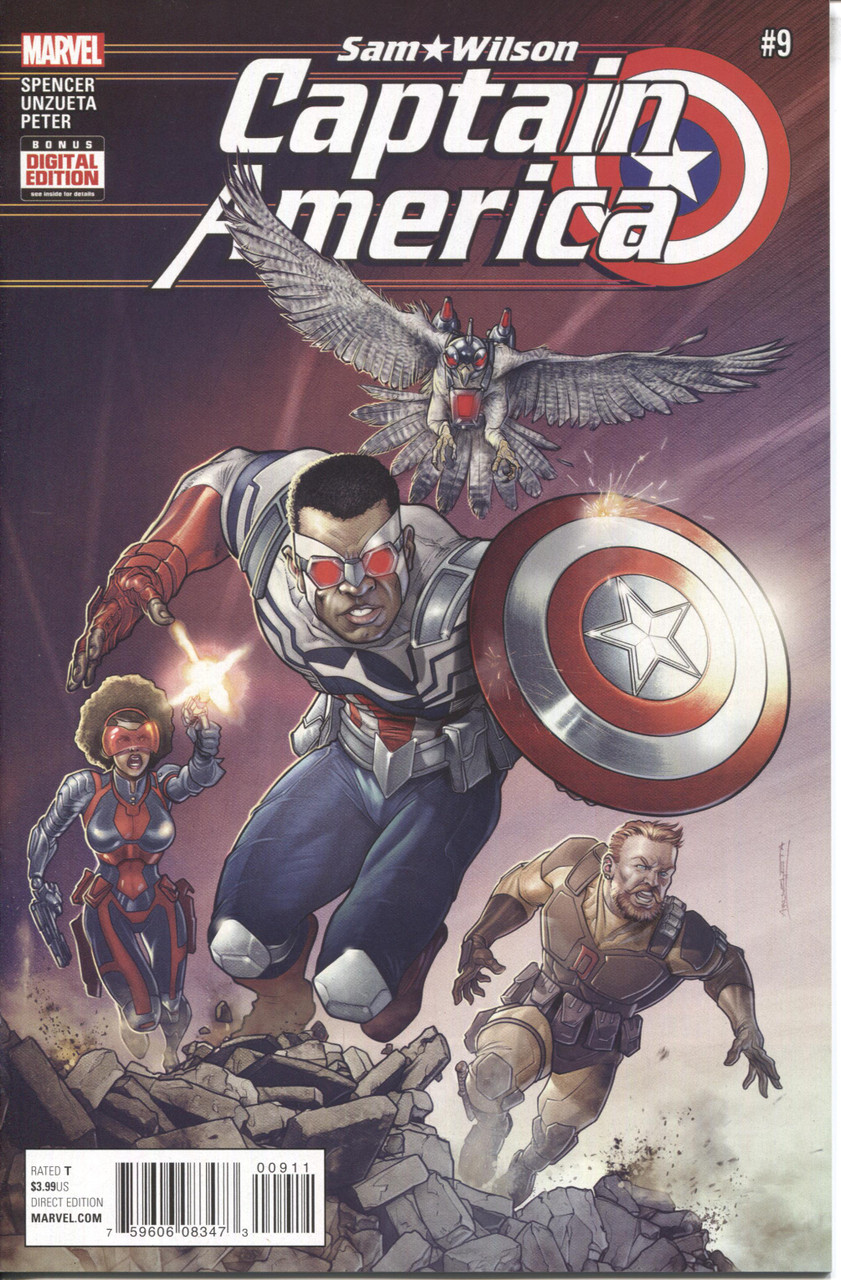 Captain America Sam Wilson #9 NM- 9.2